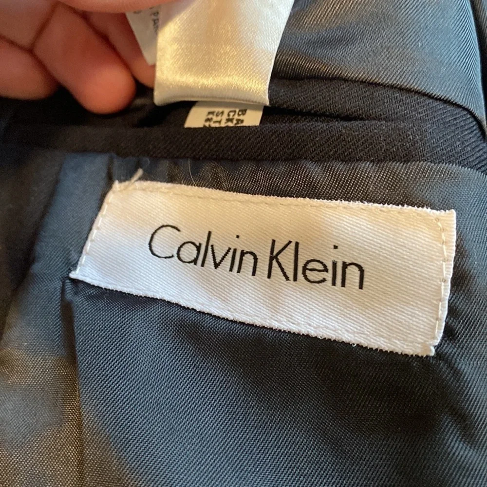 Calvin Klein Boys Black Sport Jacket Size 10 Regular in Excellent Condition